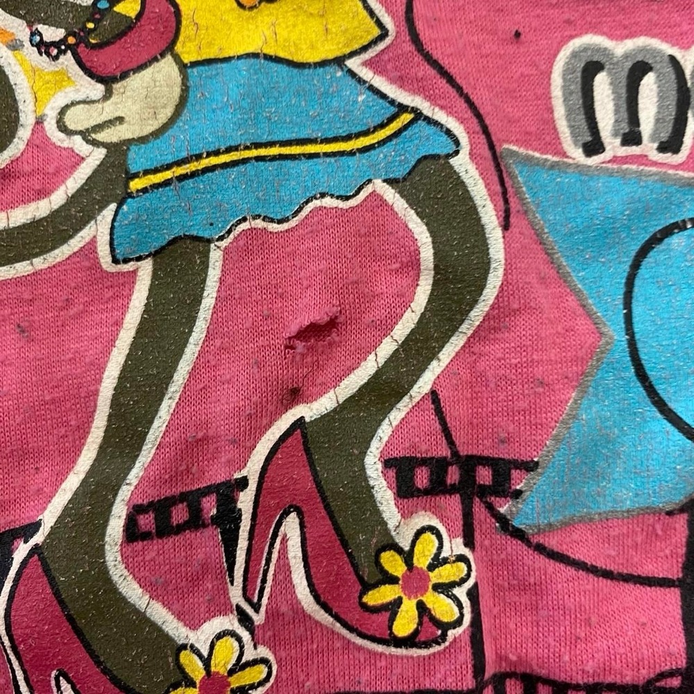 Y2K Bobby Jack Sweet Sassy Monkey Who Will Play Me Movie Kids Girls Shirt Size 4 - Picture 5 of 8